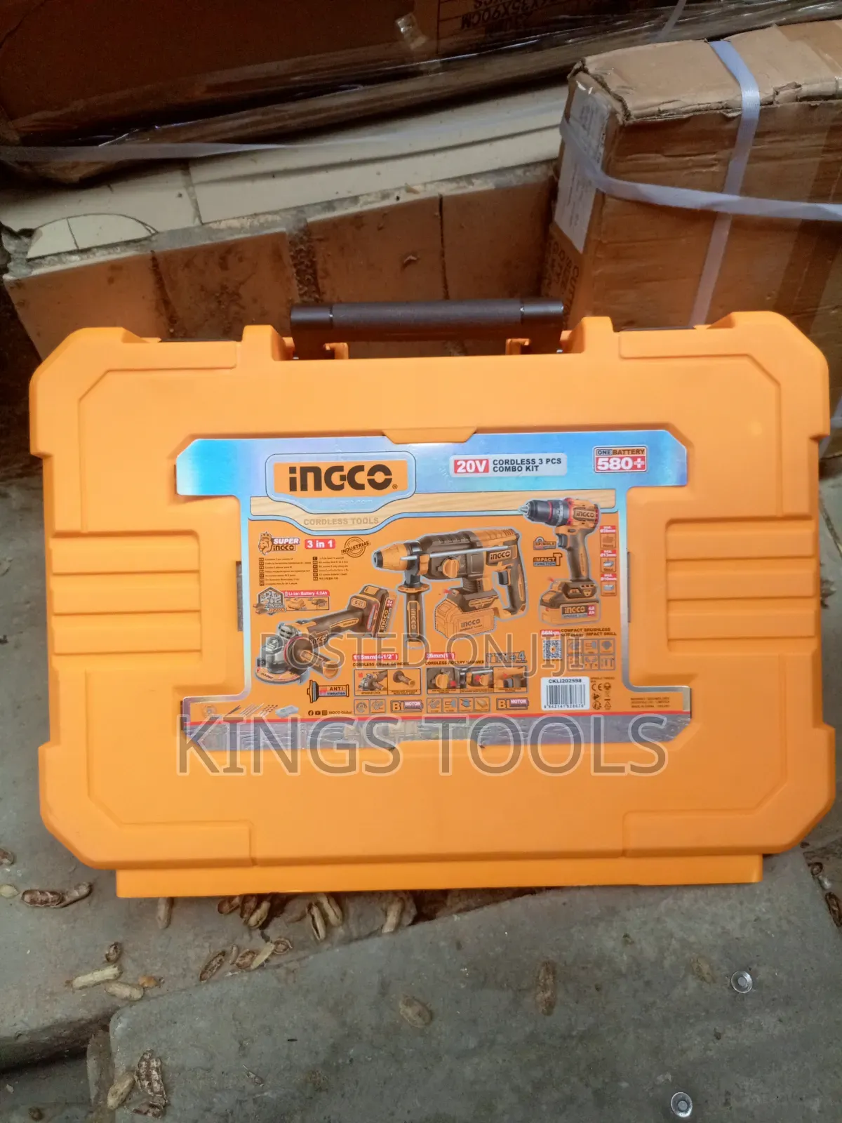 Cordless 3 PCS Combo Kit (Ingco)