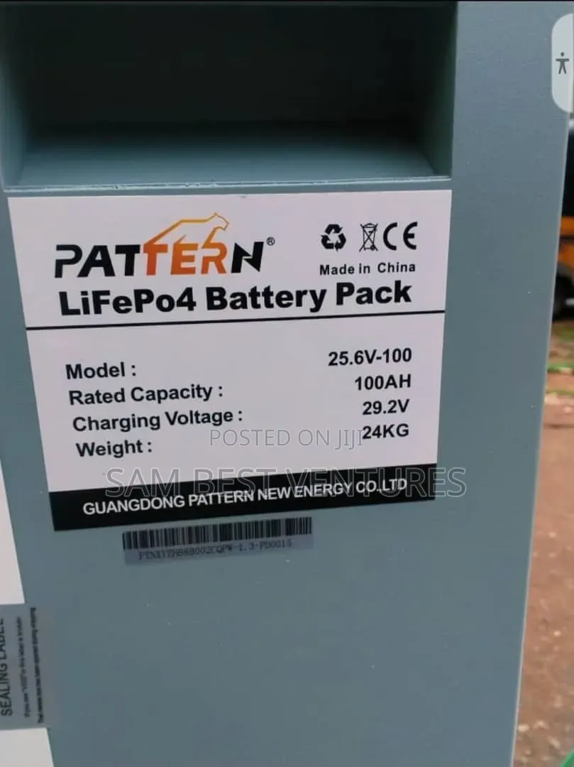 2.5kwh 24v Pattan Solar Lithium Batteries