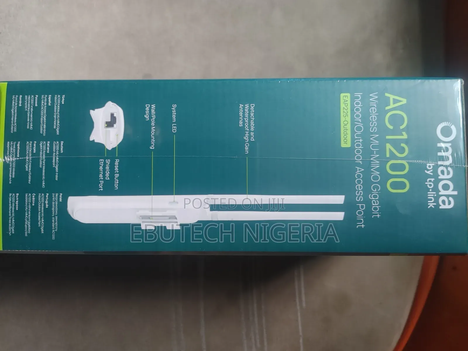 TP-Link Eap225-Outdoor Wireless Ac1200 Gigabit Outdoor Access Point