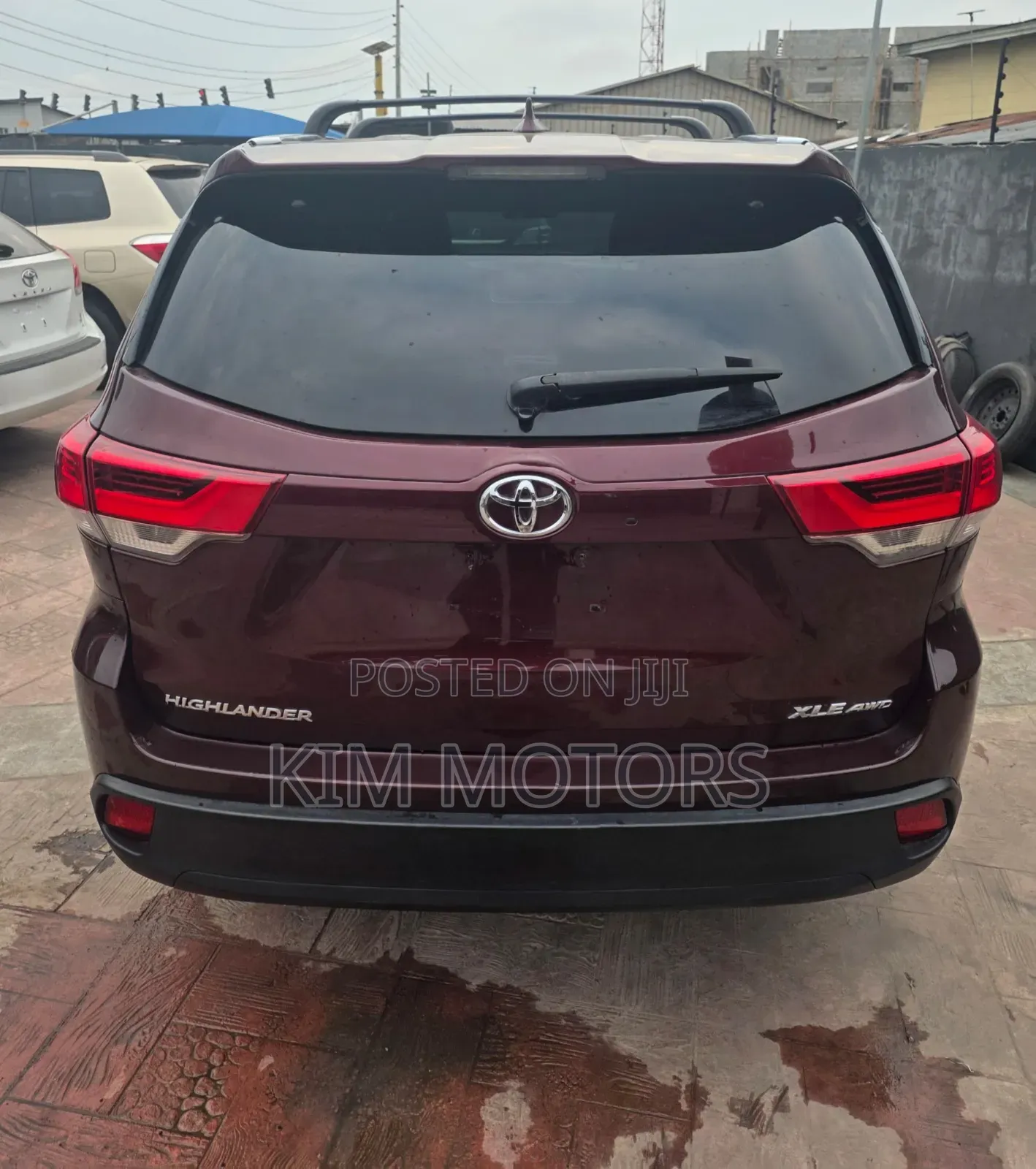 Toyota Highlander 2019 Burgundy