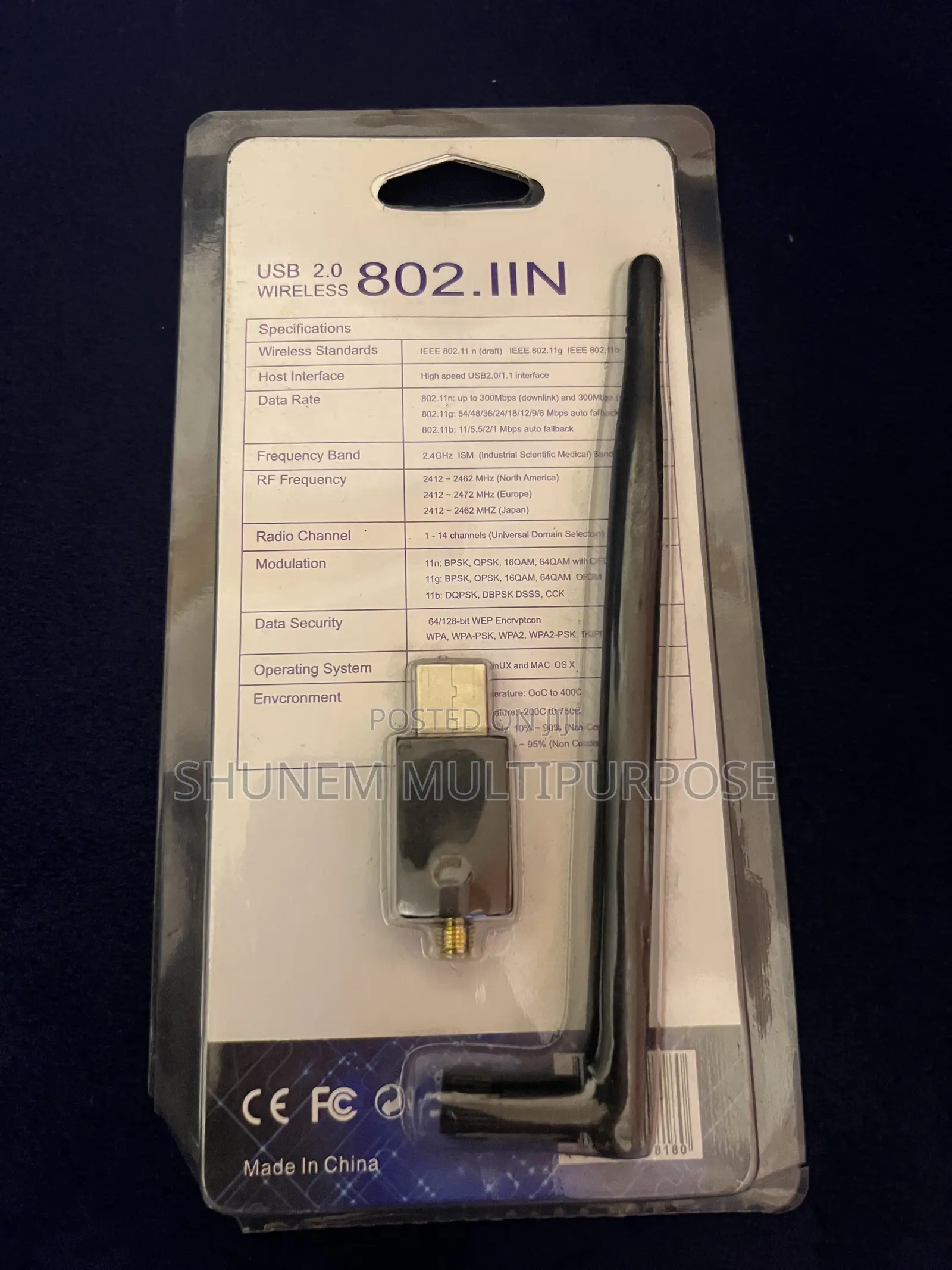 USB Computer Wireless Wifi Adapter