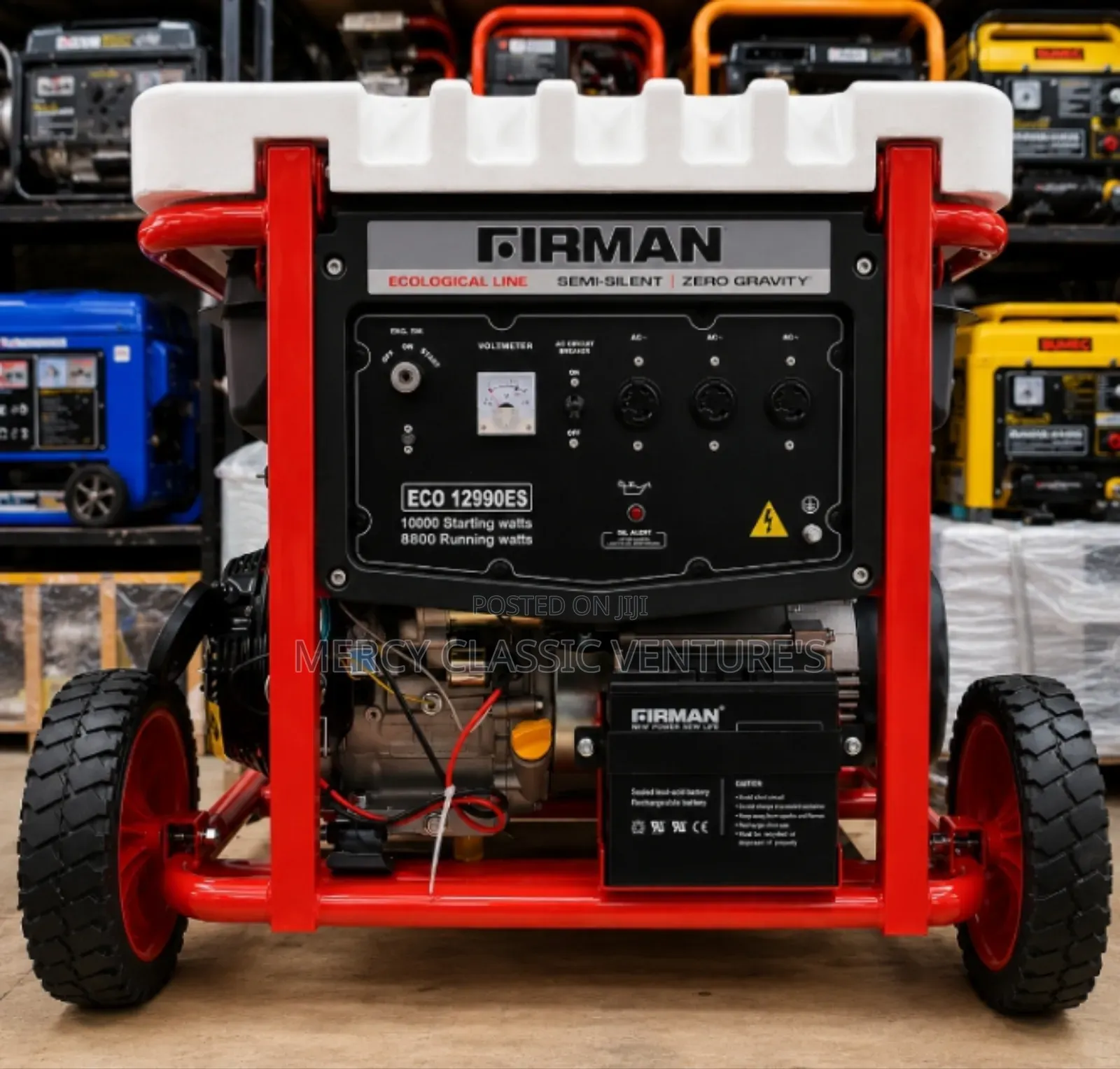 FIRMAN ECO12990ES 10.5KVA Key Start Gasoline Generator Heavy-Duty