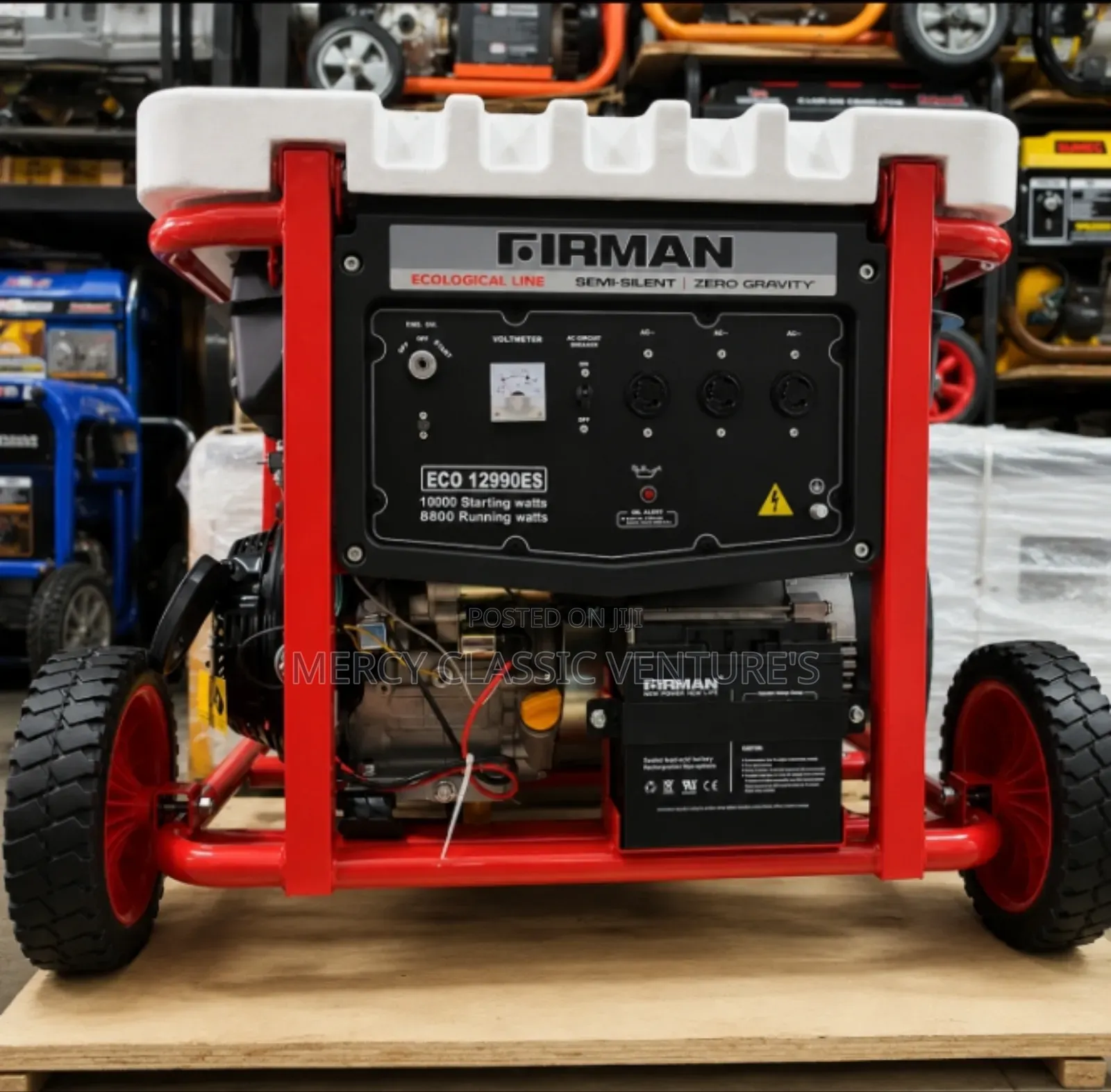 FIRMAN ECO12990ES 10.5KVA Key Start Gasoline Generator Heavy-Duty