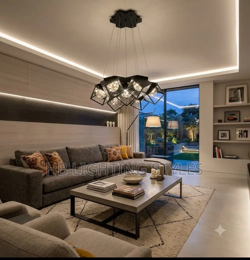 New Modern Gypsophila Warm Master Bedroom Led Ceiling Chandelier