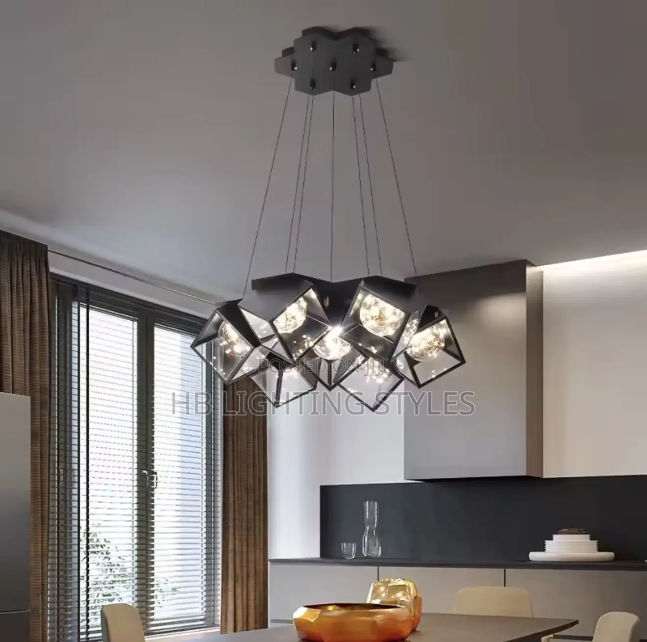 New Modern Gypsophila Warm Master Bedroom Led Ceiling Chandelier