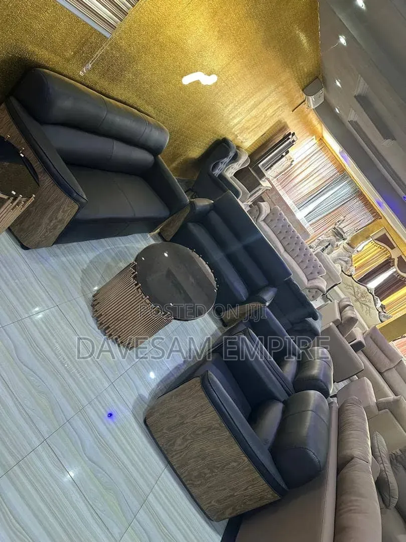 High End Exquisitely Finished Imported Luxury Leather Sofa