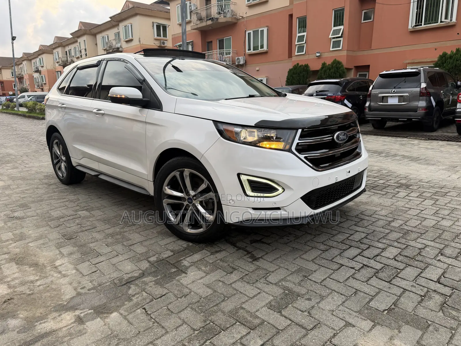 Ford Edge Sport 4dr SUV (2.7L 6cyl Turbo 6A) 2015 White