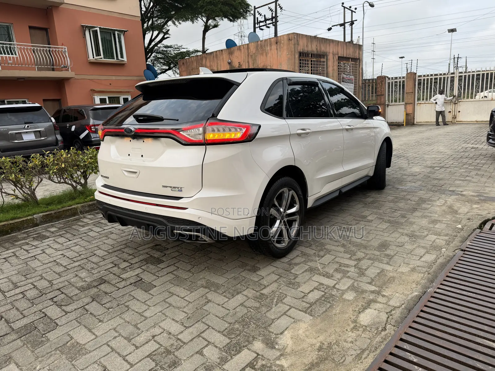 Ford Edge Sport 4dr SUV (2.7L 6cyl Turbo 6A) 2015 White