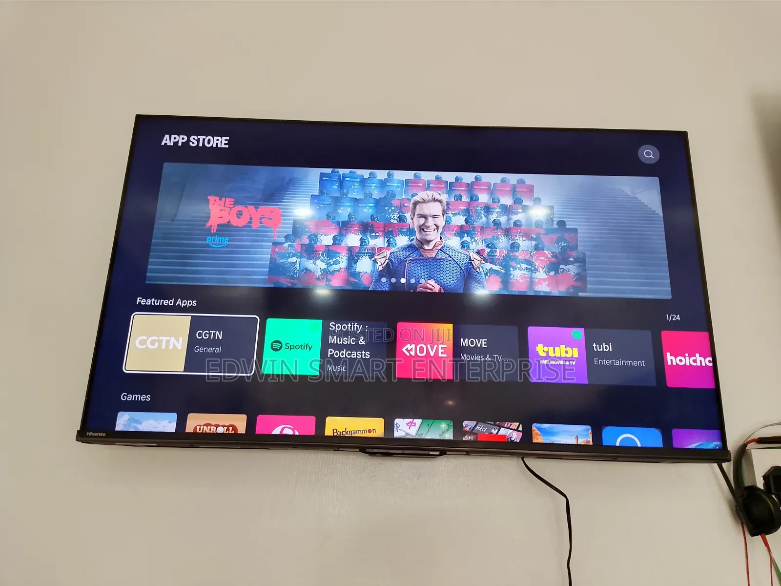 Hisense Vida Frameless Smart Television 43 Inches