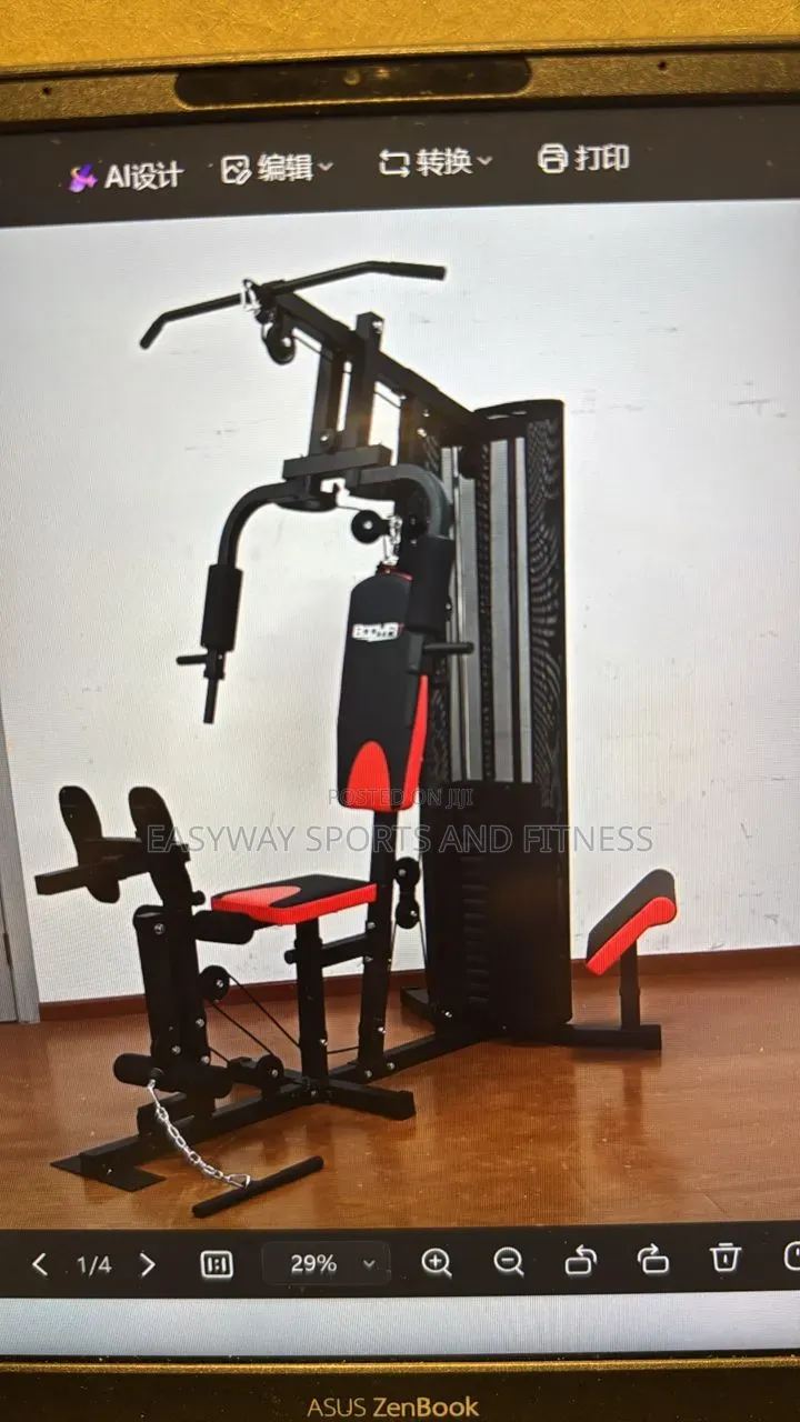 Station Gym With Leg Press