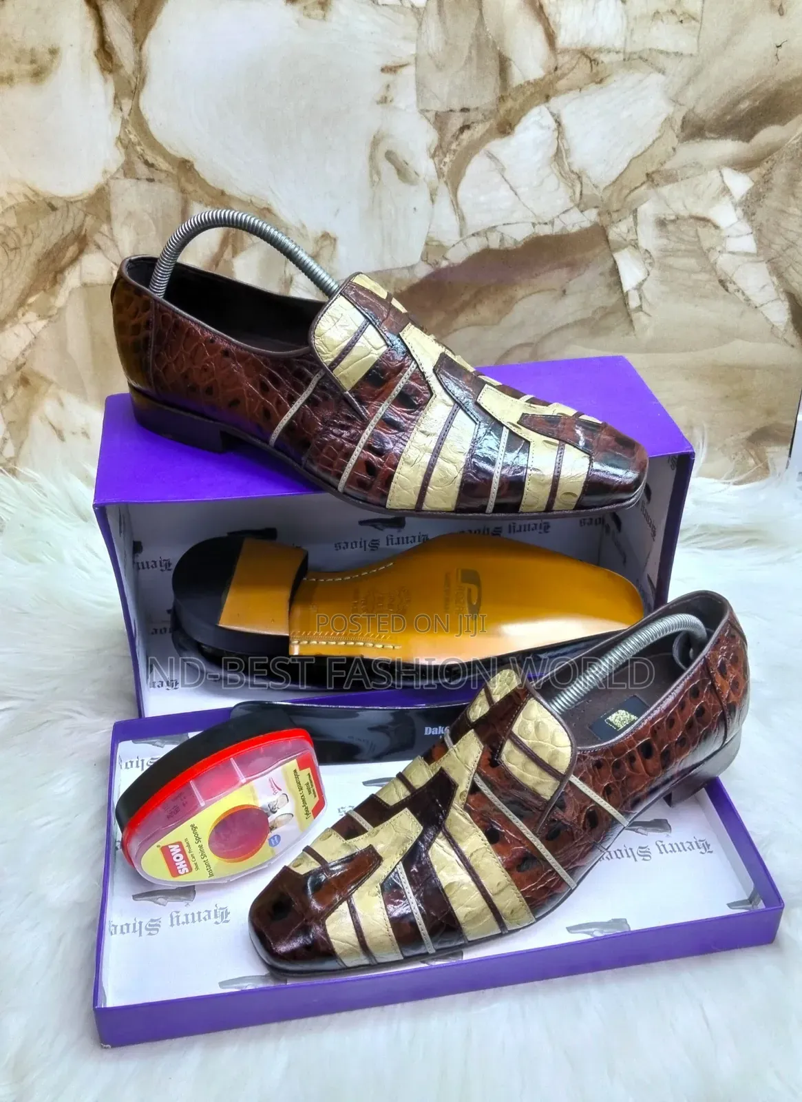 Pure Leather Men's Matured Shoes