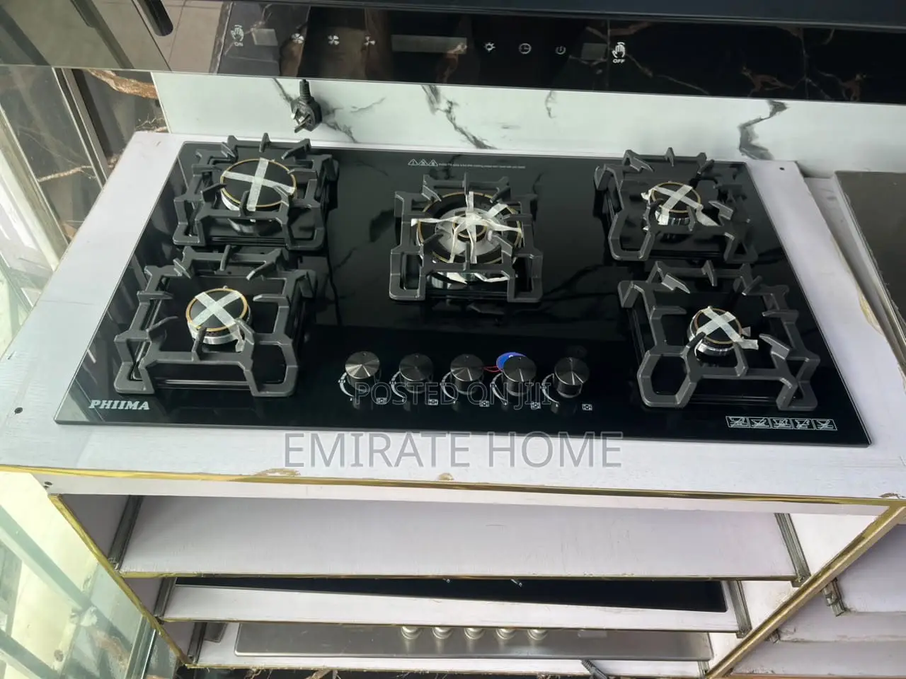 Phiima 5 Burner Electric and Gas Cooker