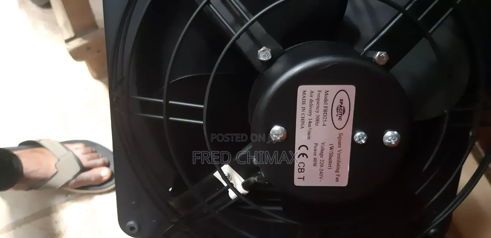 12" Inches Heat Extractor Fan
