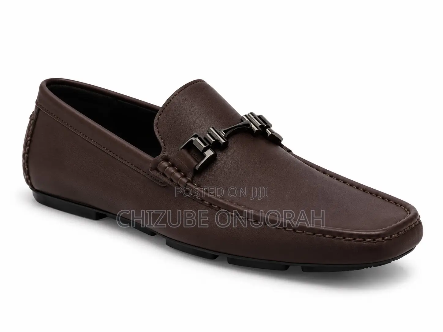 Men's Premium Dark Brown Horsebit Loafers – Elegant Slip-on Dress Shoe
