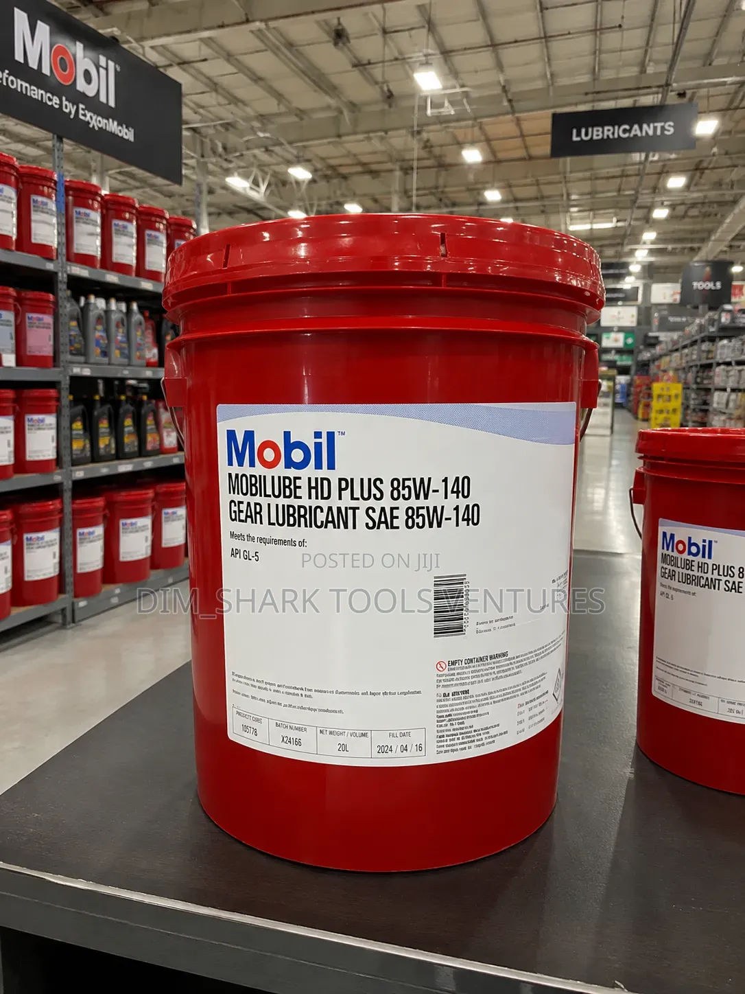 20-Liter Mobil Mobilube HD Plus 85w-140/Hd Plus 85w-140 Gear Lubricant