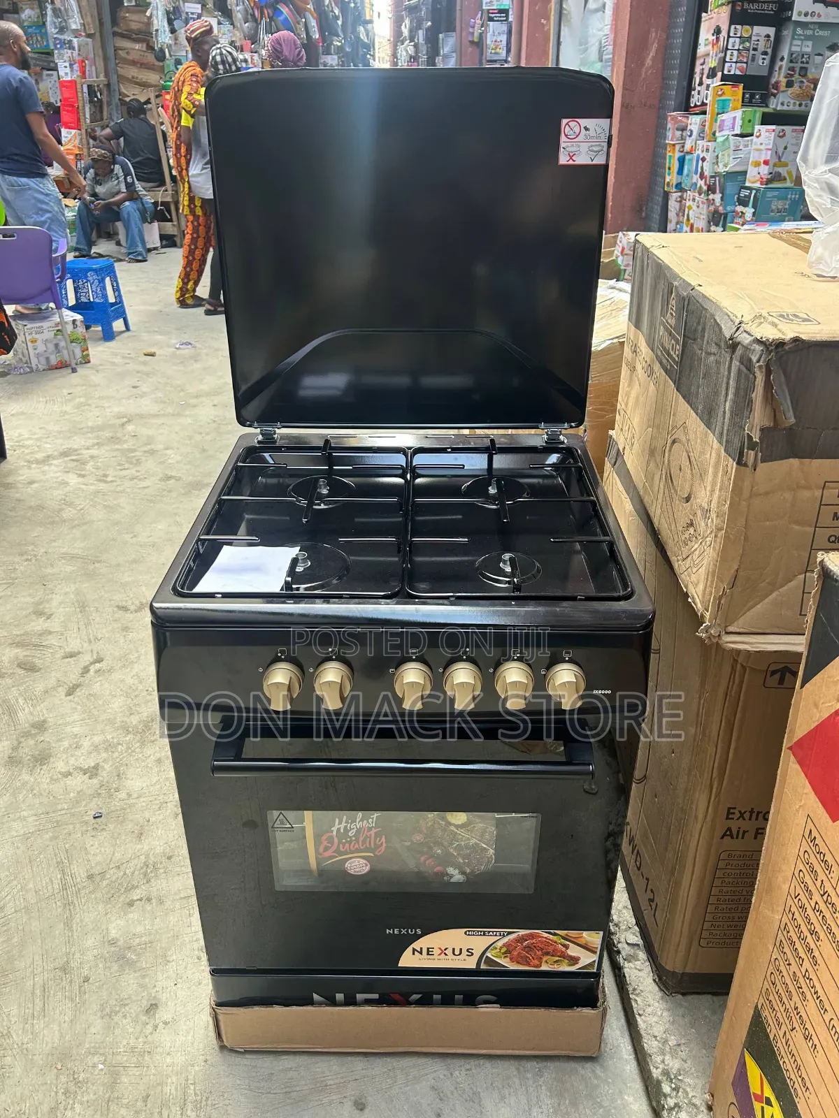 Nexus 60*60 4 Burner Gas Cooker