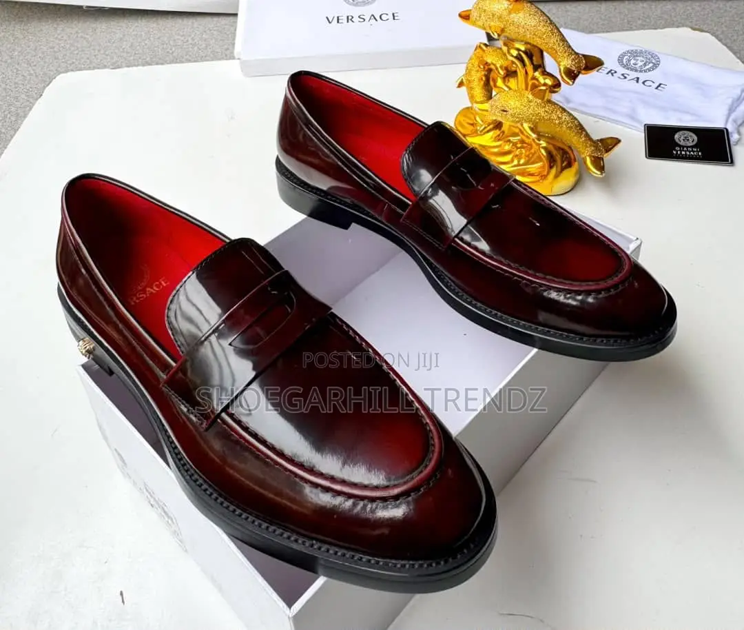Versace Patent Loafers | Bold Luxury Timeless Style
