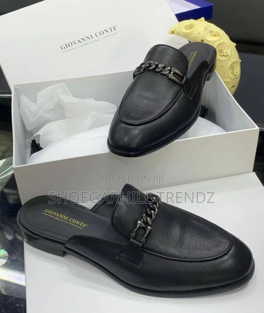 Leather Half Mule Shoes | Modern Comfort Elegant Style
