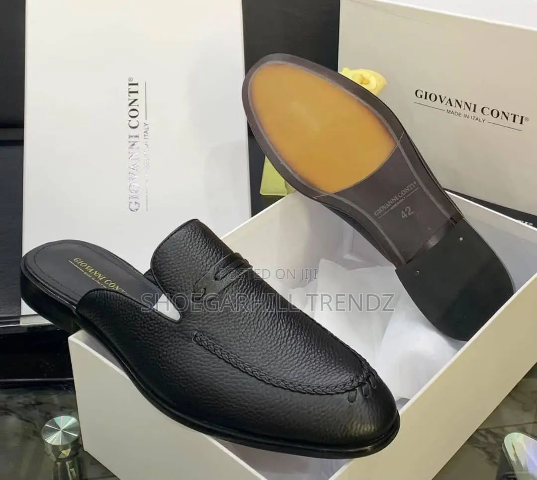 Leather Half Mule Shoes | Modern Comfort Elegant Style