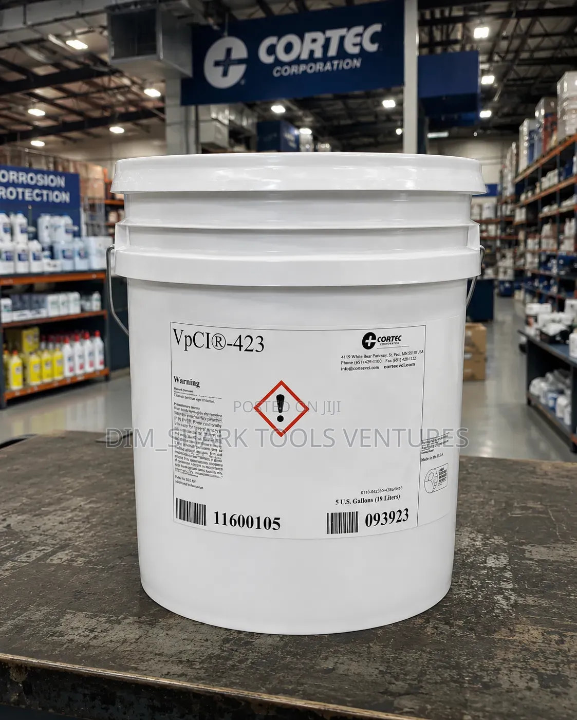 19 Liter of Cortec VpCI-423,a Specialized Water-Based Rust Remover
