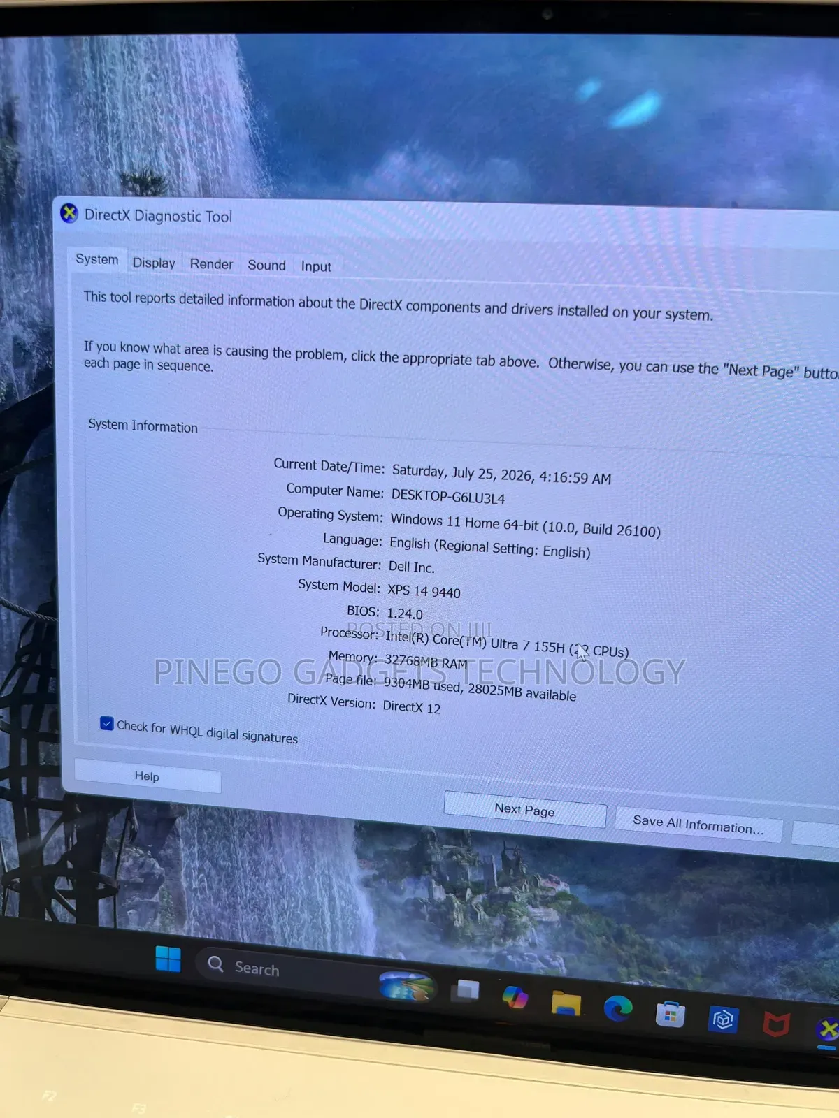 Laptop Dell XPS 14 9440 32GB Intel Core Ultra 7 SSD 1T