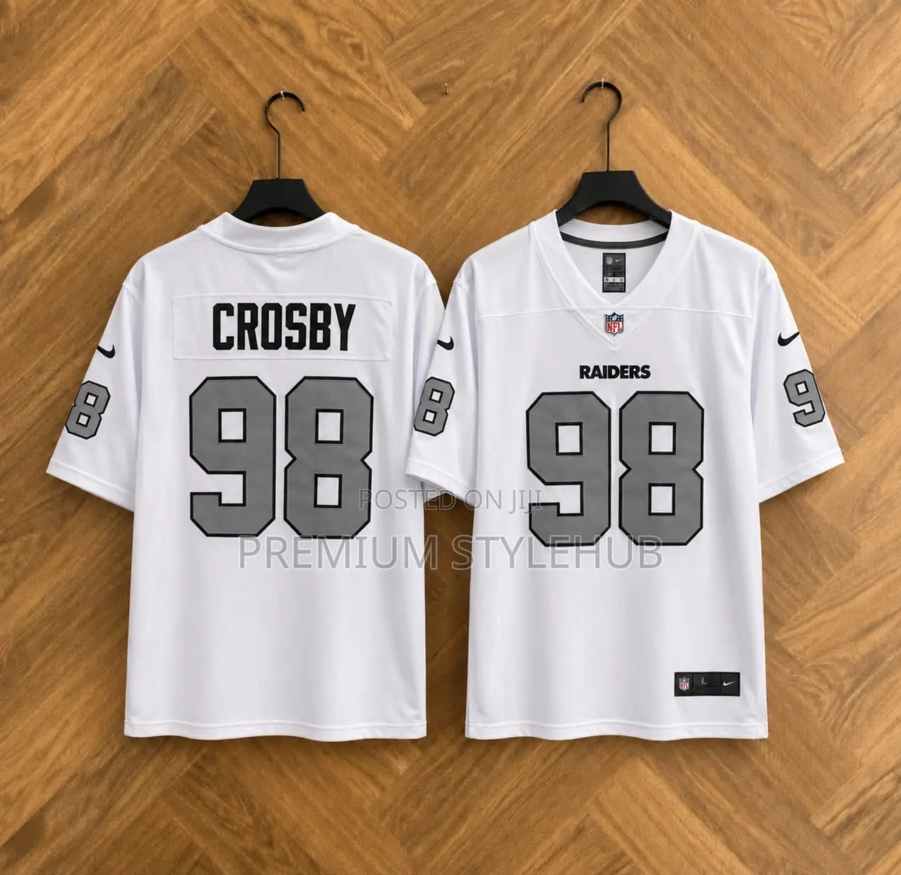 White NFL Baseball Jersey