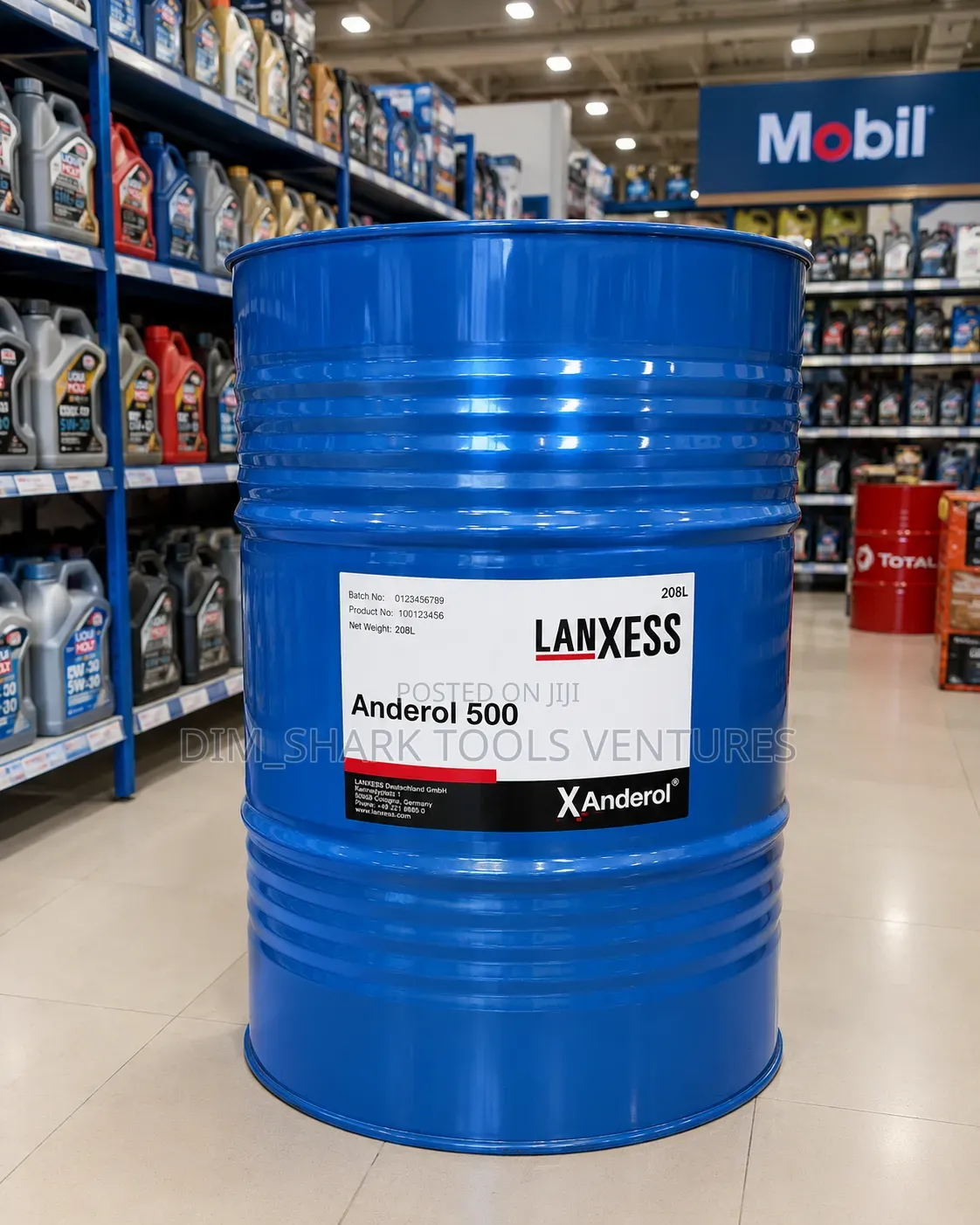 208-Liter Drum of Lanxess Anderol 500 Synthetic Compressor Oil