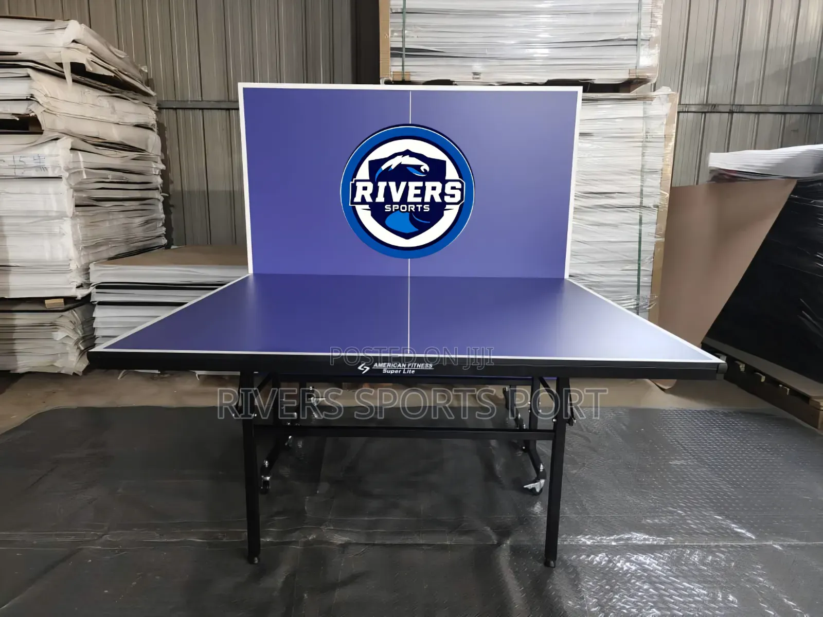 American Fitness Superlite Heavy-Duty Indoor Table Tennis Board/Table