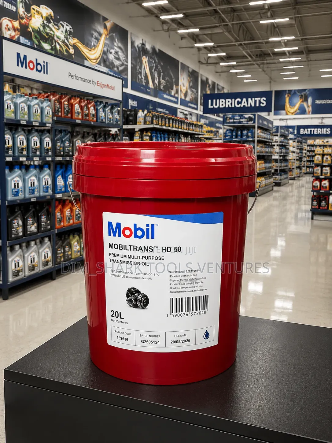 20L Pail of MobiltransTM HD 50 Premium Multipurpose Transmission Oil