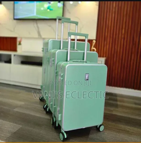 Premium Aluminum 3-in-1 Trolley Suitcases