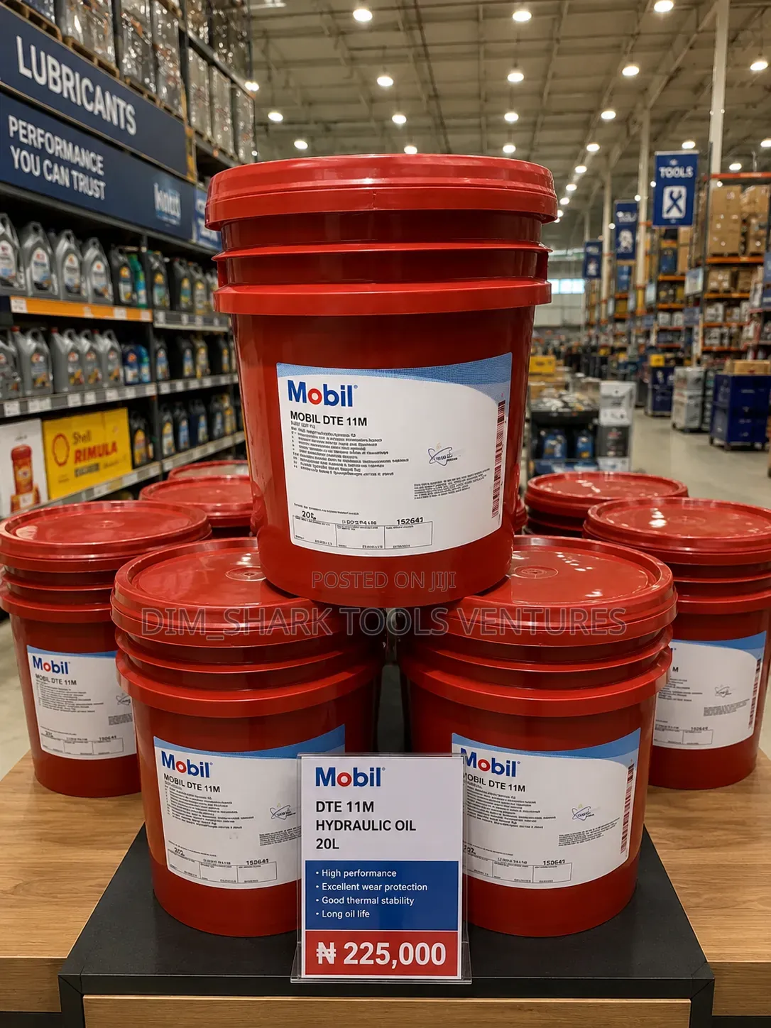 20 Litre Mobil DTE 11M, a Supreme-Performance, Anti-Wear Hydraulic Oil