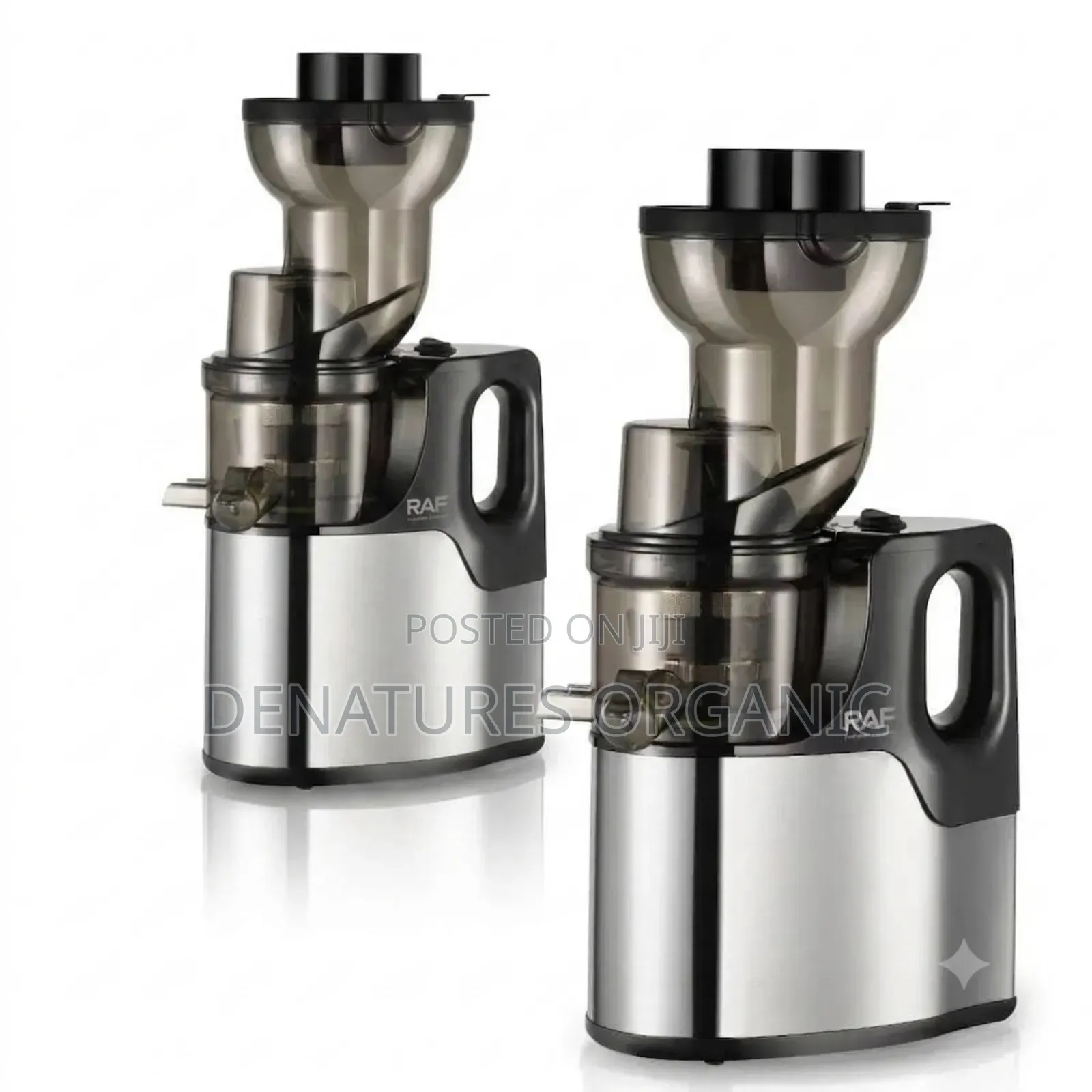 RAF Cold Press Slow Juicer - 150W Stainless Steel (Model R.2857)