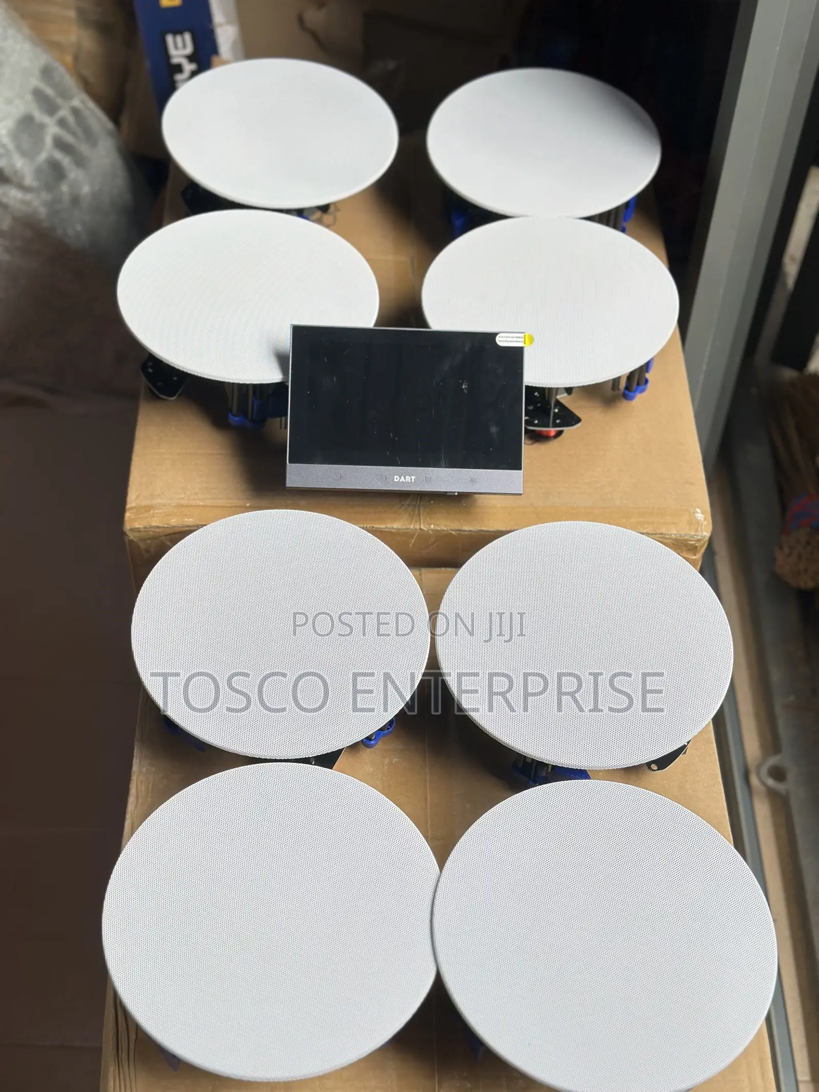 8in1 Frameless SPK Bluetooth With Smart 7inch Wall Amplifier
