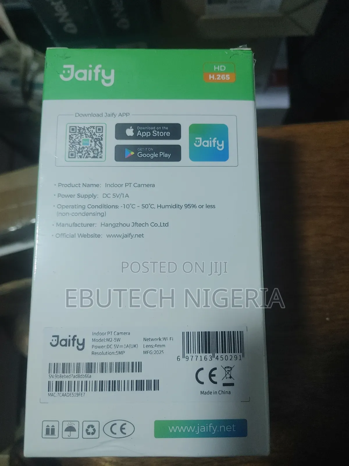 Jaify Indoor PT Camera M2
