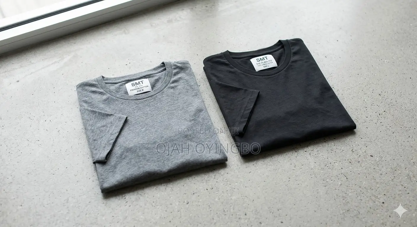 Original SMT Plain T-Shirt - Brand New Cotton