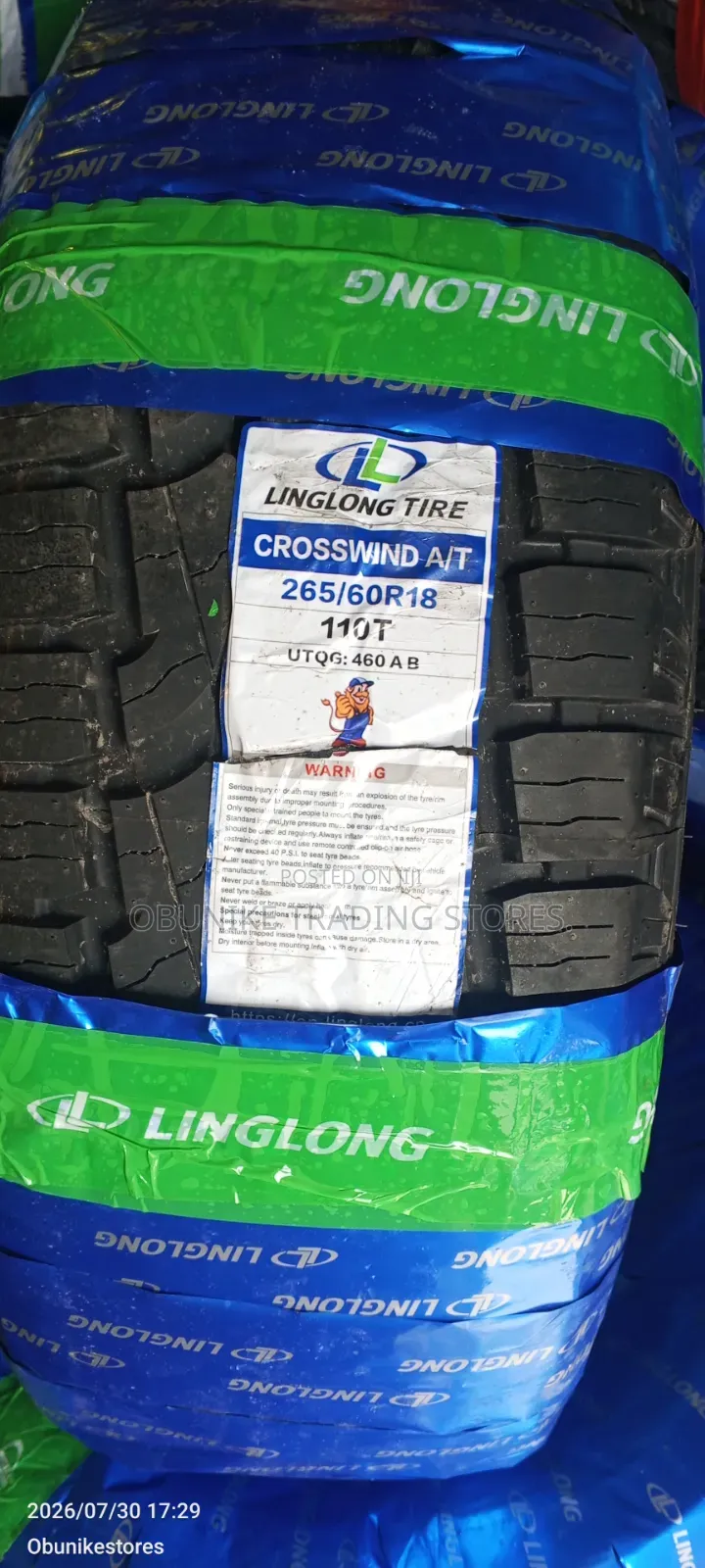 265/60r18 Linglong Tyre