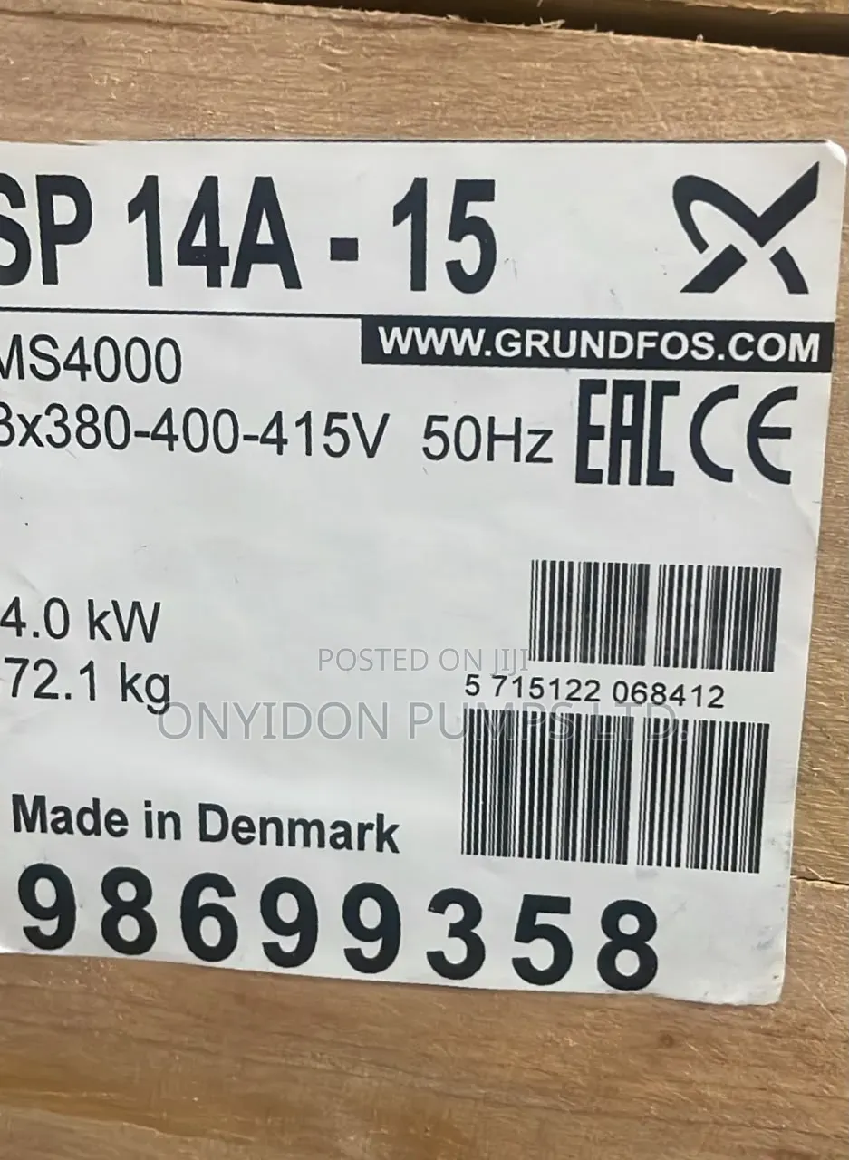 Grundfos Submersible Pump