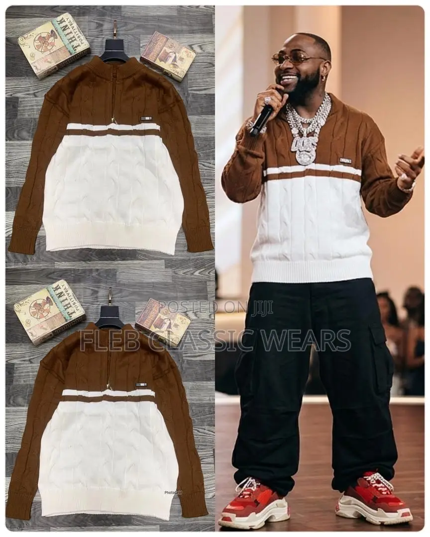 Premium Men Half Zip Knit Sweater