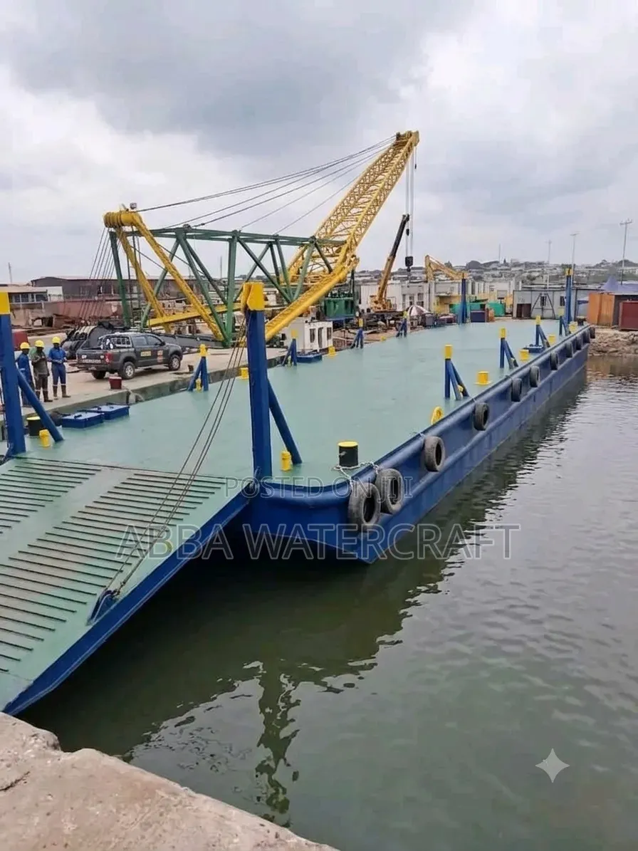 800T Ramp Barge Available for Sale