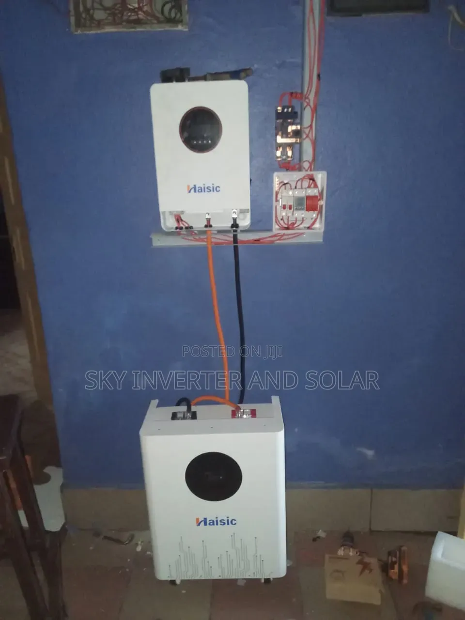 4.2kva/24v Haisic Hybrid Inverter + 8kwh/24v Haisic Lithium Battery