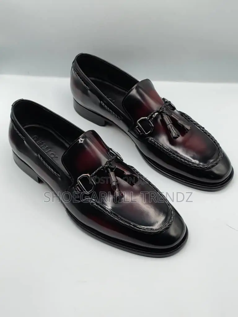 Genio Tassel Leather Men's Shoes | Classic Sophistication