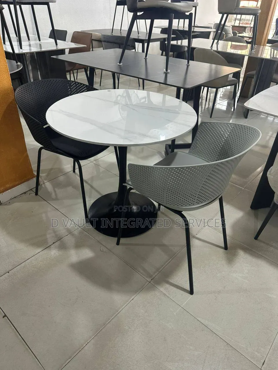 Modern 2 Seater Marble Dining.