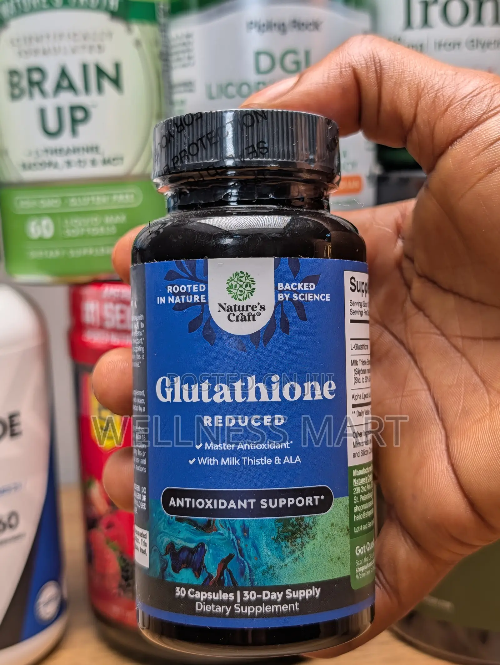 Natures Craft Glutathione 500mg | Skin Liver | 30 Caps