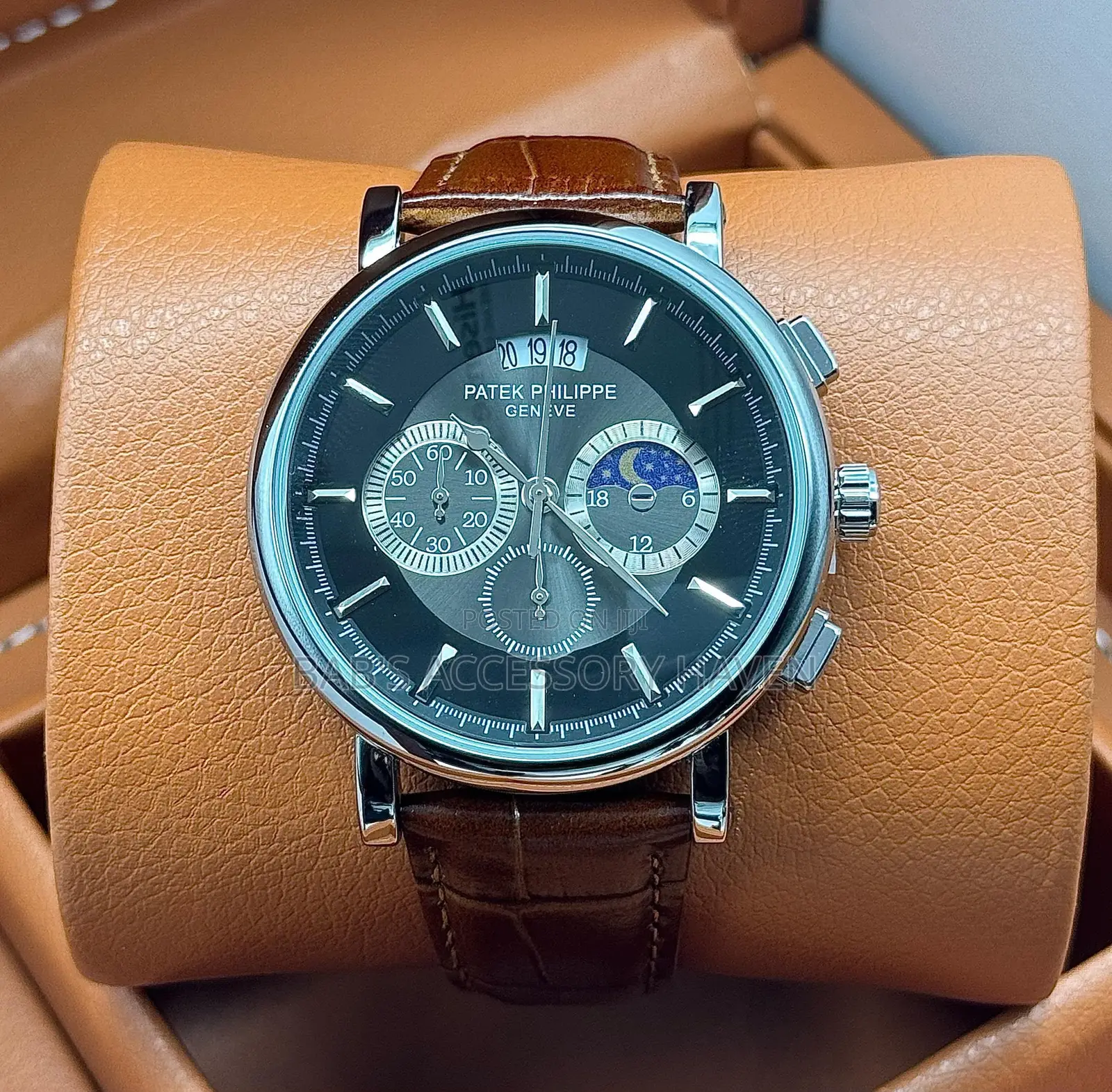 Patek Philippe Leather Chronograph