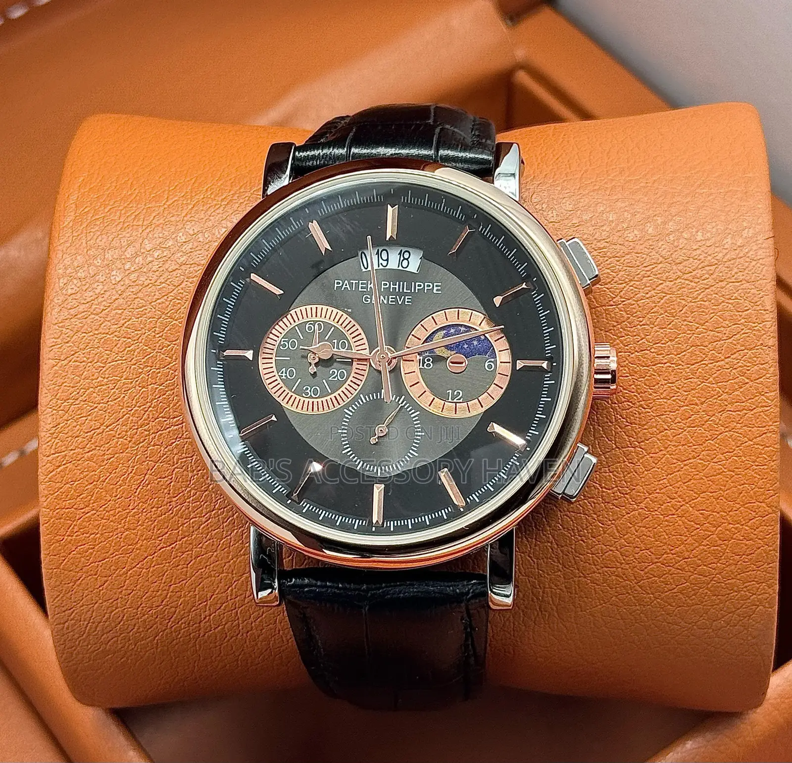 Patek Philippe Leather Chronograph
