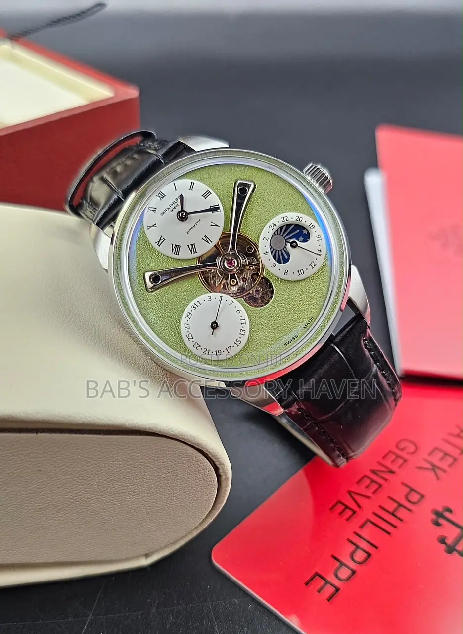 New Desig Patek Philippe Leather Watch Automatic