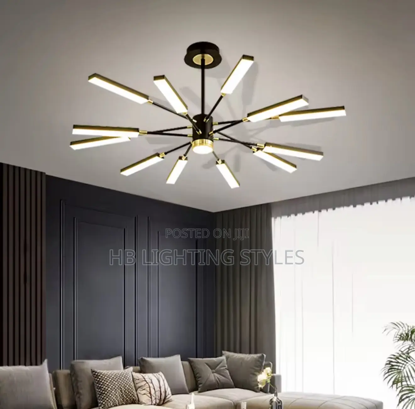 Nordic for Living Room Luxury Personality Creative Sputnik Chandelier