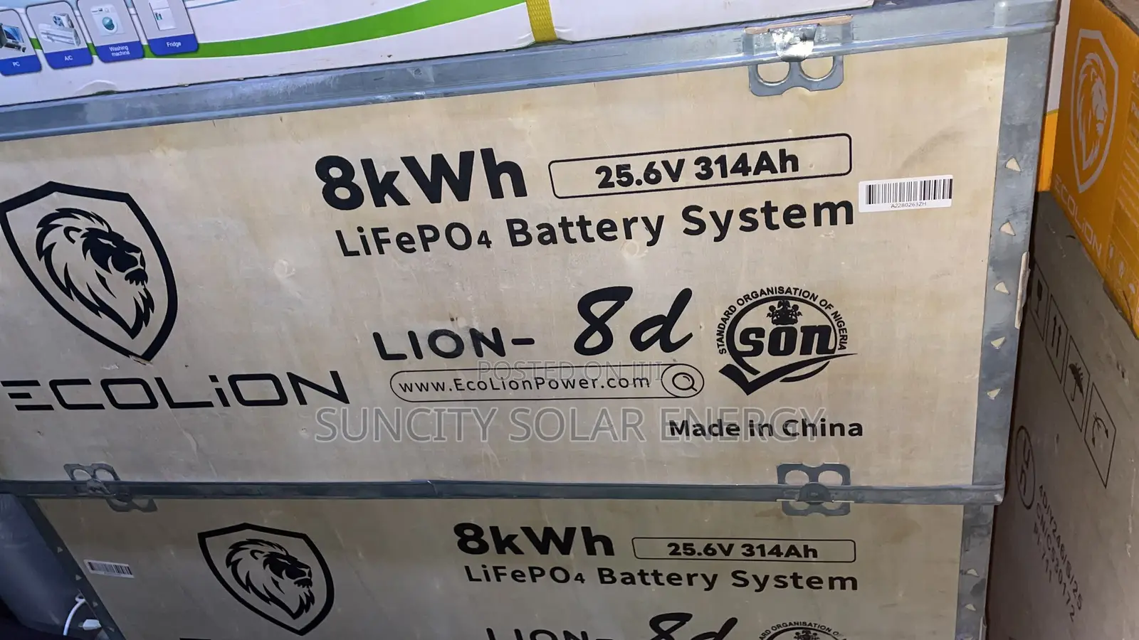 8kwh/24v/314ah Ecolion Lithium Batteries