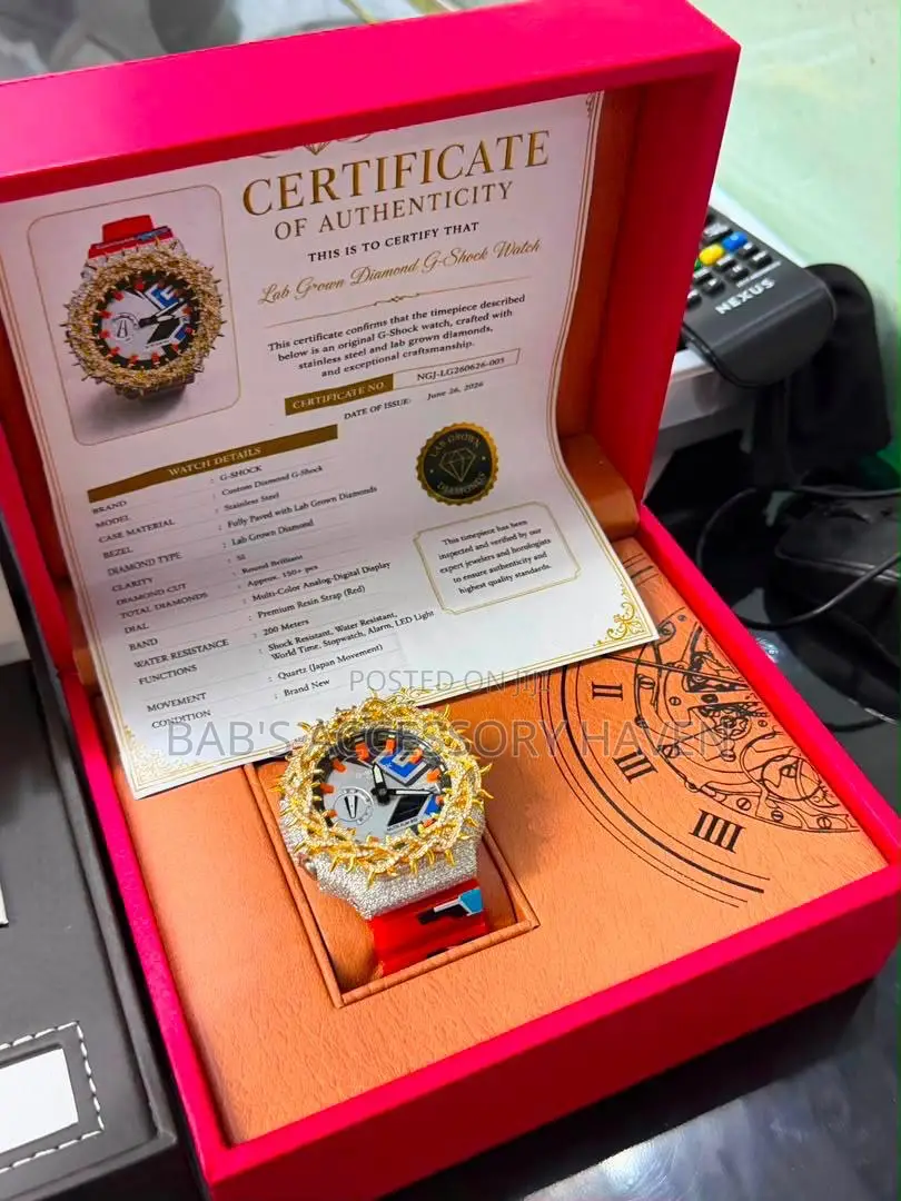 Luxury G Shock Moissanite