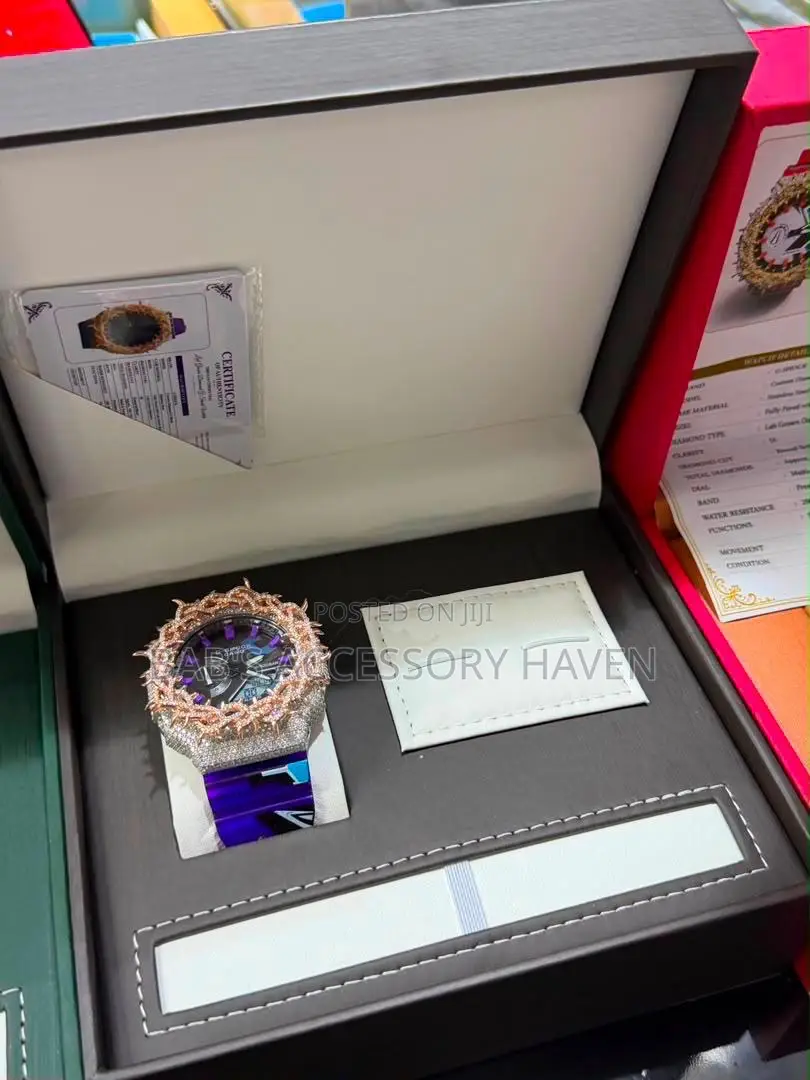 Luxury G Shock Moissanite